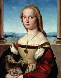 Portrait of a Lady with a Unicorn